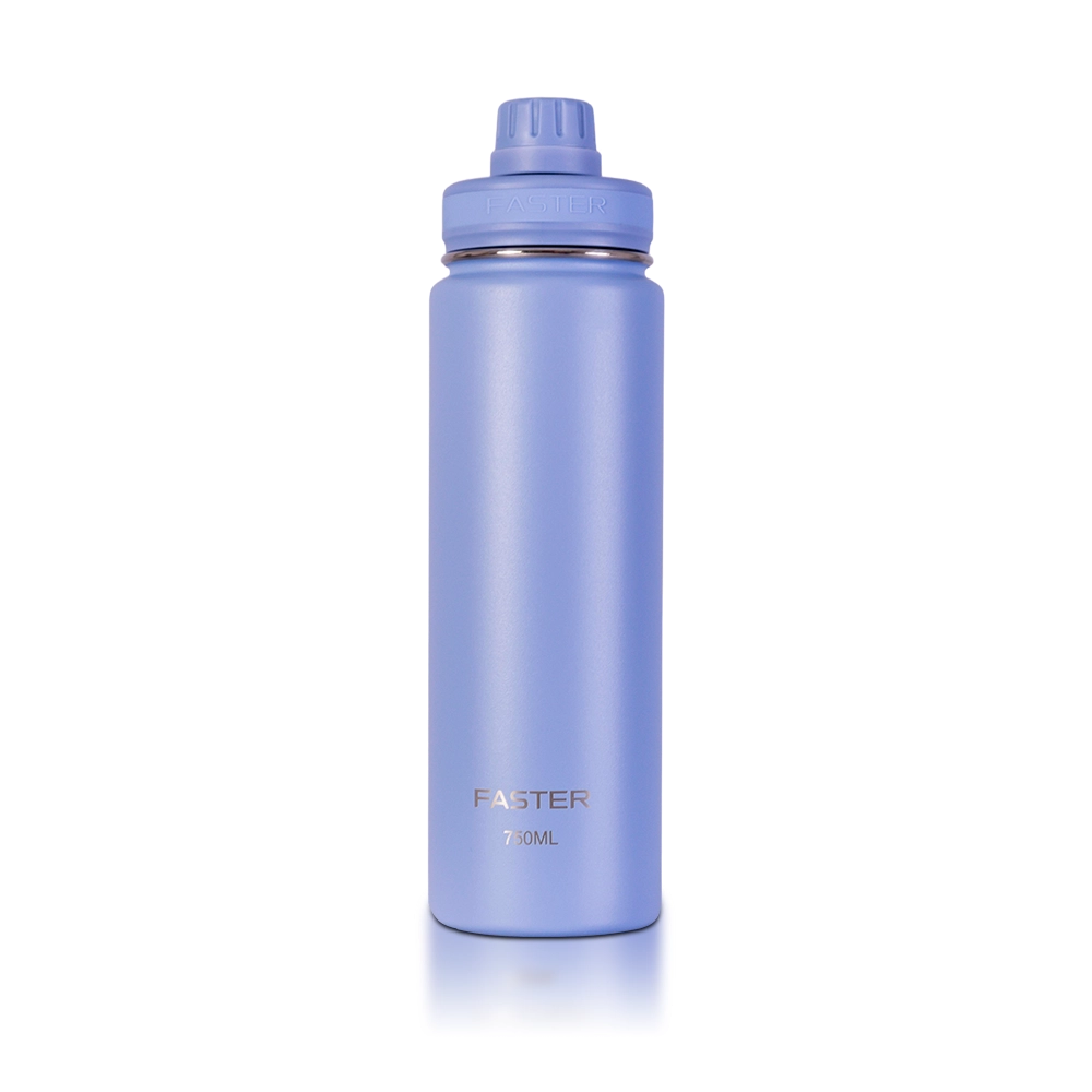 Garrafa Térmica Faster - 1200ml em aço inoxidável 18/8 com isolamento térmico, mantém bebidas quentes por 12h e frias por 24h.