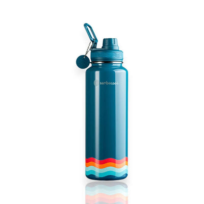 Garrafa Térmica Urbnsol 1,18L - Core e Waves, aço inoxidável alta qualidade, conservação térmica de bebidas quentes e frias