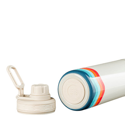Garrafa Térmica Urbnsol 1,18L - Core e Waves, alta qualidade, aço inoxidável, conserva temperatura, tampa removível, design moderno.
