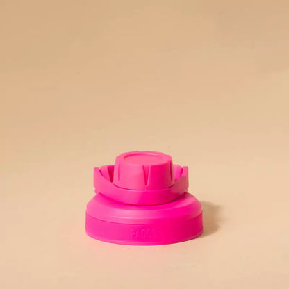 Tampa PACCO Stiff rosa em polipropileno com vedação de silicone, estilo e praticidade em design hermético.