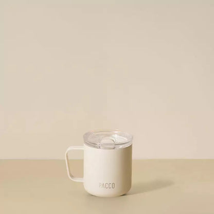 Caneca PACCO Fokus 295ml com design elegante e revestimento cerâmico PURETASTE, ideal para café, chá ou chocolate quente.