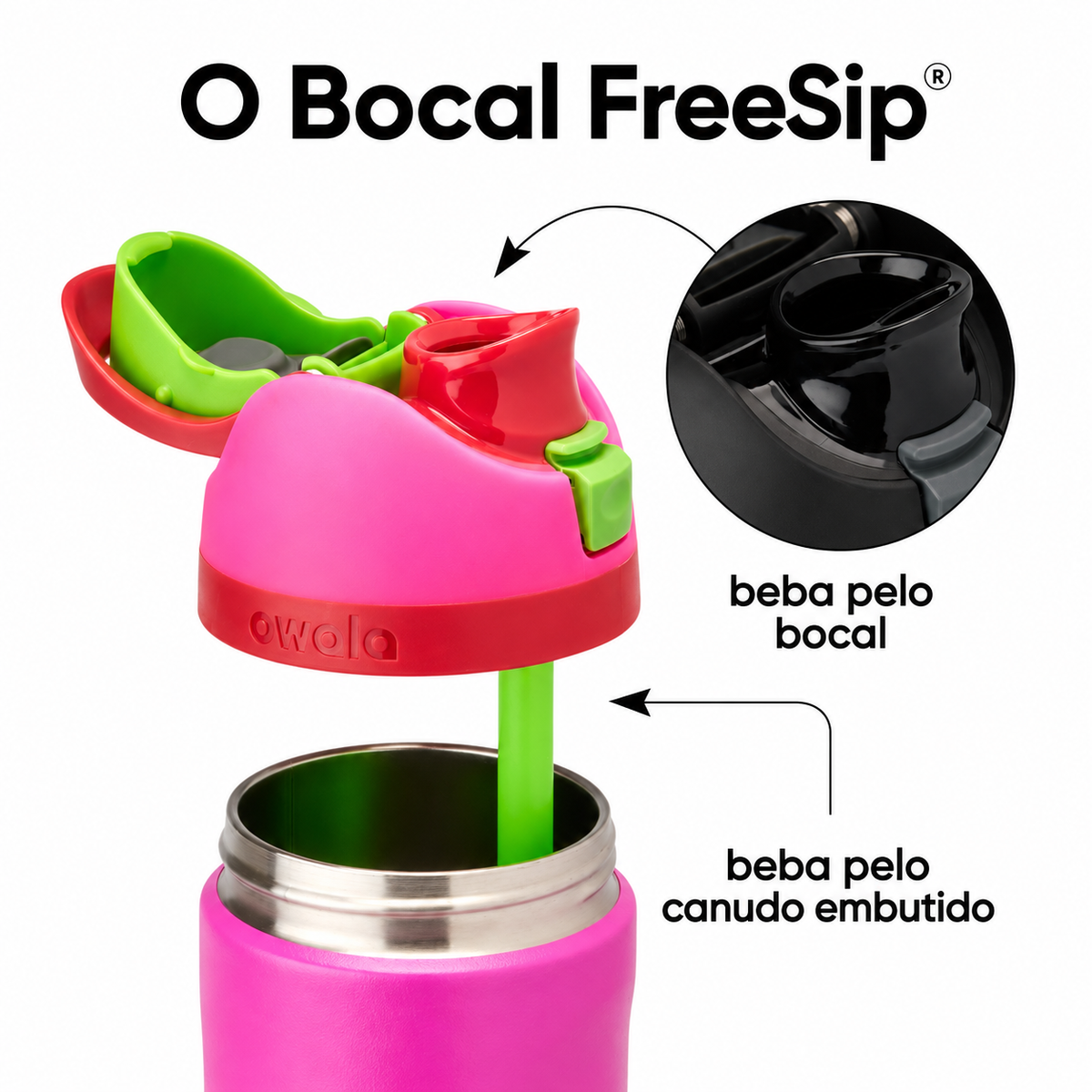 Garrafa Térmica Owala FreeSip - 470ml | 16oz