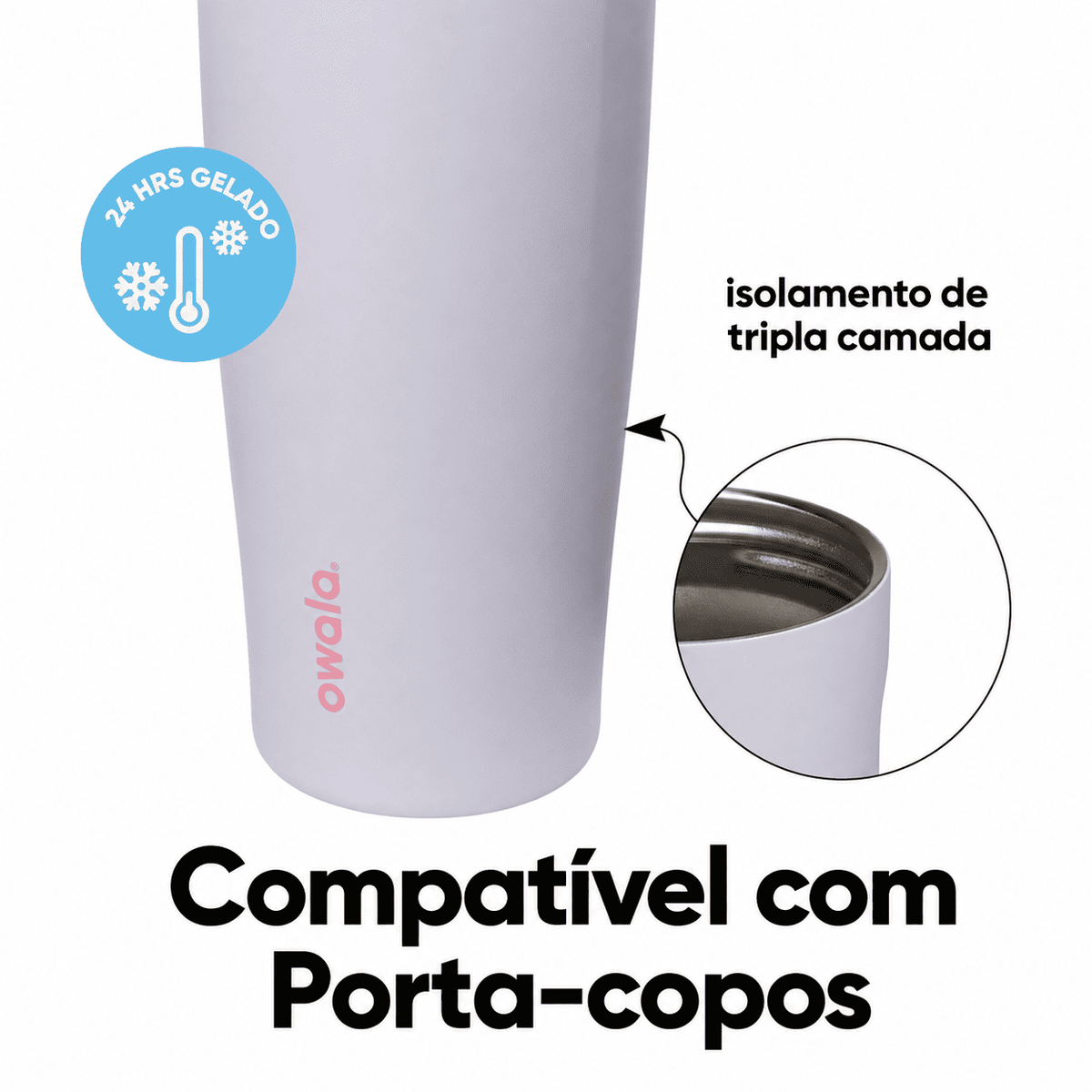 Garrafa Térmica Owala FreeSip Sway - 887ml