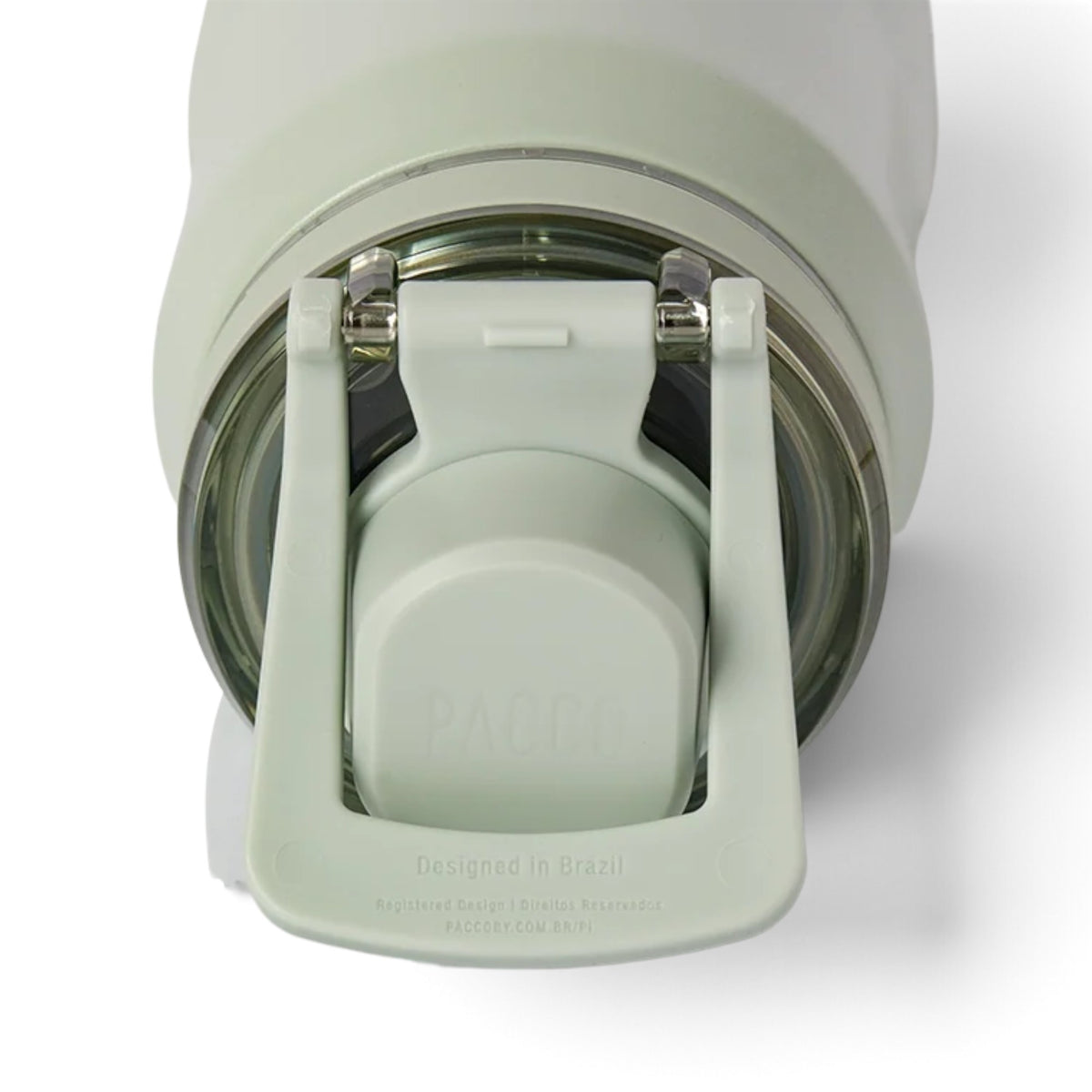 Garrafa Térmica PACCO Vyta 350ml na cor Aqua Grey