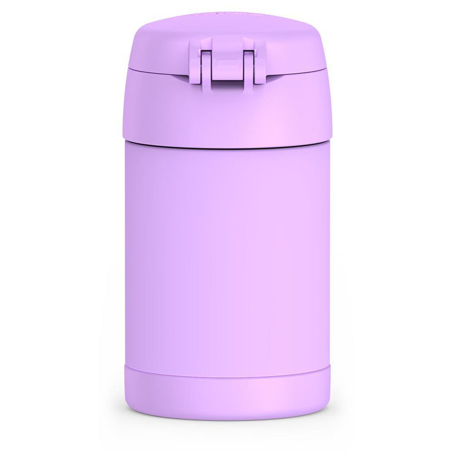 Pote Térmico Thermos Funtainer 470 ml Lilac, vista frontal com tampa fechada, foto 11 de 44