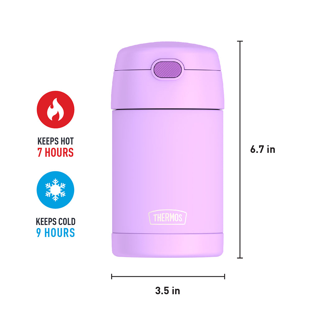 Pote Térmico Thermos Funtainer 470 ml Lilac, tabela de medidas