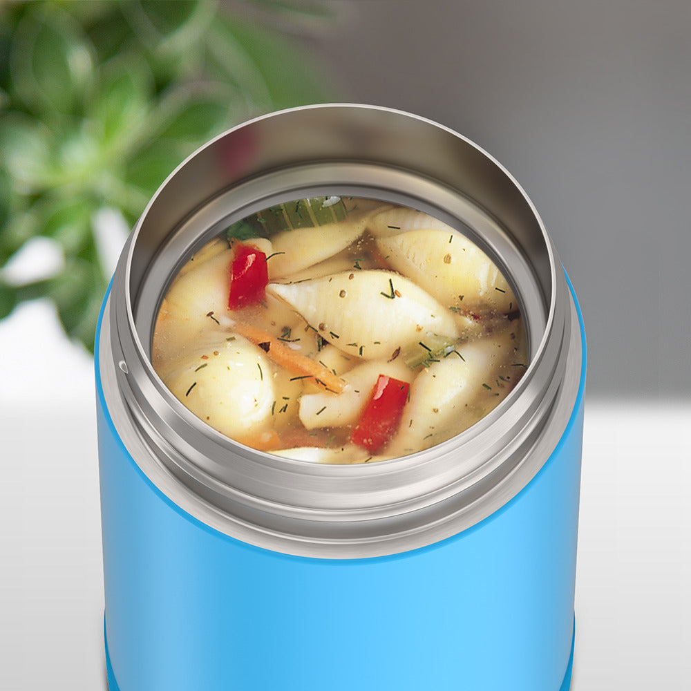Pote Térmico Thermos Funtainer 470 ml Azul Eletrizante, vista de cima, foto 35 de 44