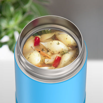 Pote Térmico Thermos Funtainer 470 ml Azul Eletrizante, vista de cima, foto 35 de 44