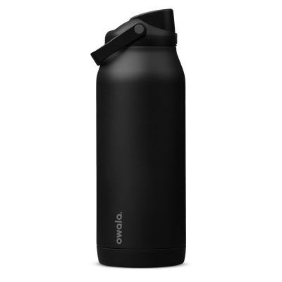 Garrafa Térmica Owala FreeSip Sway 1890 ml Very, Very Dark, vista lateral com tampa fechada