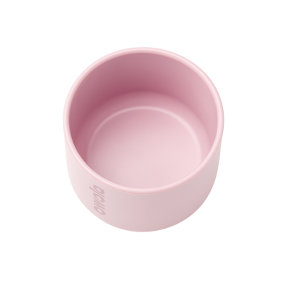Capa Protetora de Silicone para Garrafa Owala - 710ml | 24oz cor rosa em display solo.