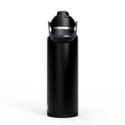 Garrafa Térmica Thrive Camelbak 1,18L em preto, ideal para atividades ao ar livre e hidratação prolongada.