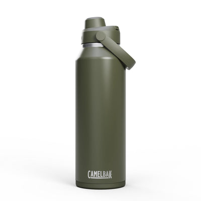 Garrafa Térmica Thrive Camelbak 1,18L em cor verde, ideal para atividades ao ar livre e hidratação.
