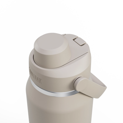 Garrafa Térmica Thrive Camelbak 946ml com detalhes do bico e design ergonômico.