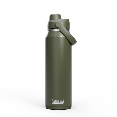 Garrafa Térmica Thrive Camelbak 946ml em verde, ideal para transporte diário e desempenho térmico confiável.