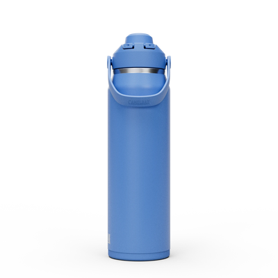 Garrafa Térmica Thrive Camelbak 946ml em azul, ideal para transporte diário e atividades ao ar livre.
