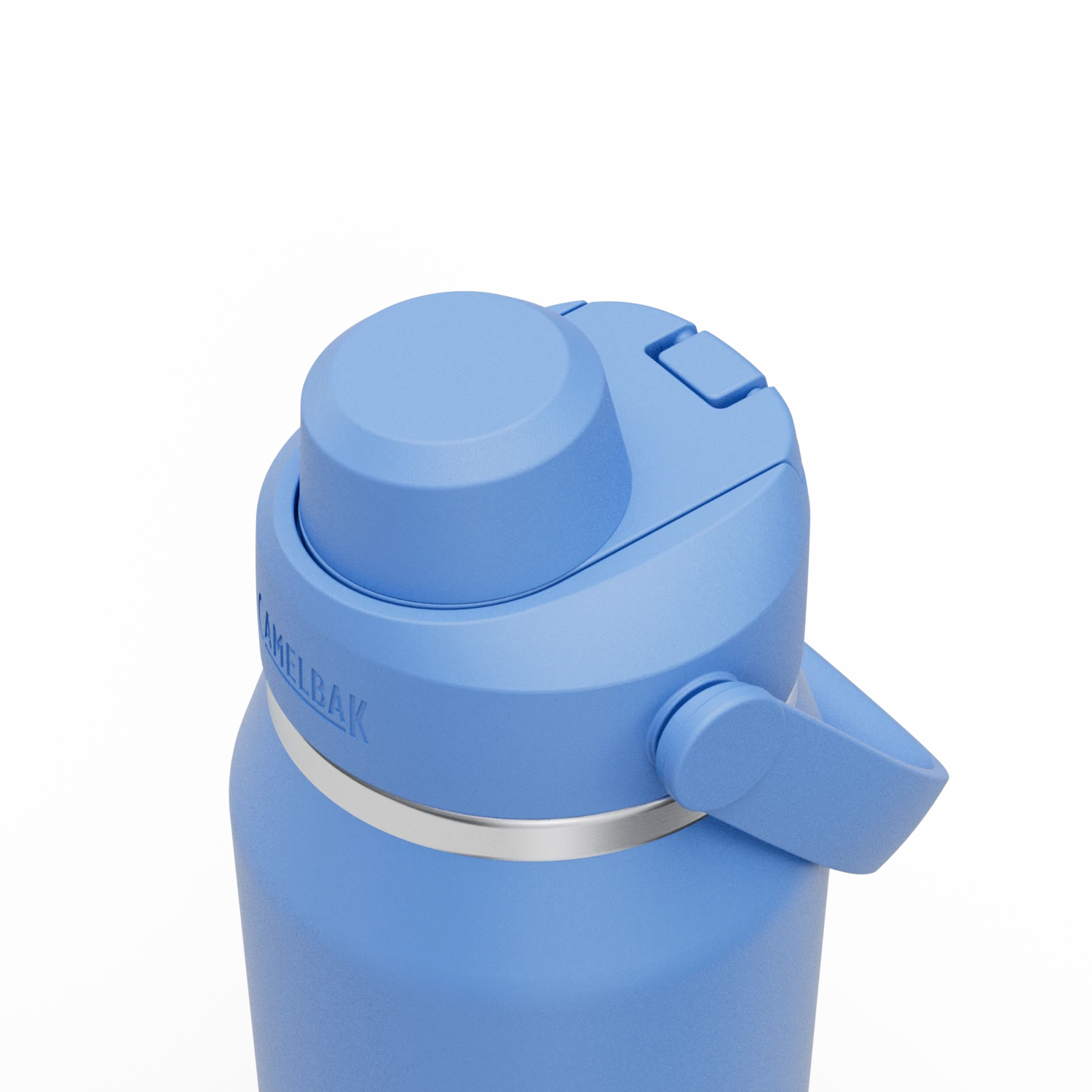 Garrafa Térmica Thrive Camelbak 946ml com tampa azul e design ergonômico.