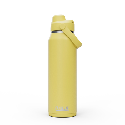 Garrafa Térmica Thrive Camelbak 946ml, garrafa amarela, ideal para uso diário e atividades ao ar livre.