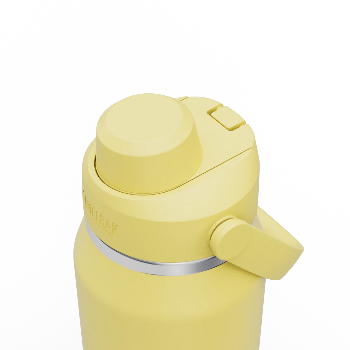 Garrafa Térmica Thrive Camelbak 946ml em amarelo com tampa de fechamento seguro.