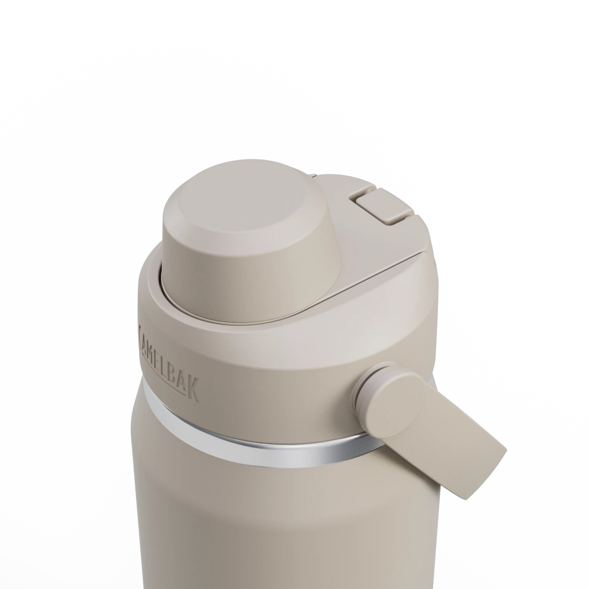 Garrafa Térmica Camelbak Thrive 740ml com tampa e botão de liberação.