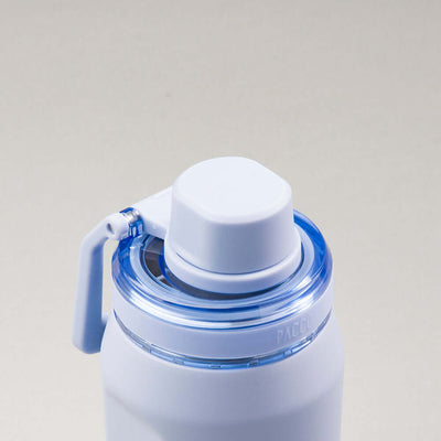 Garrafa Térmica PACCO Vyta 350ml branca, design moderno e ergonômico, tampa prática e segura para uso diário.