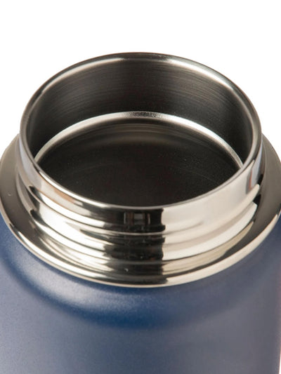 Boca aberta da Garrafa Térmica PACCO Hydrav2 1200ml, destacando seu design em aço inoxidável para alta durabilidade e performance térmica.