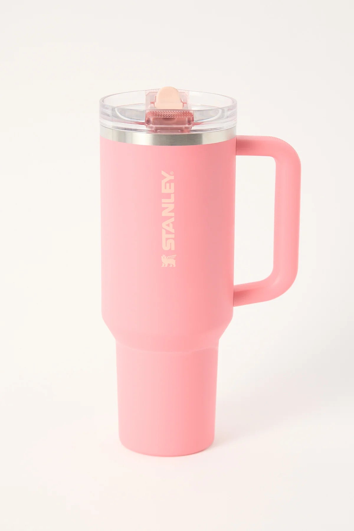Copo Quencher Protour Stanley | 1,18L em rosa, com tampa Flip Straw ProTour para vedação e canudo embutido, ideal para diversas atividades.