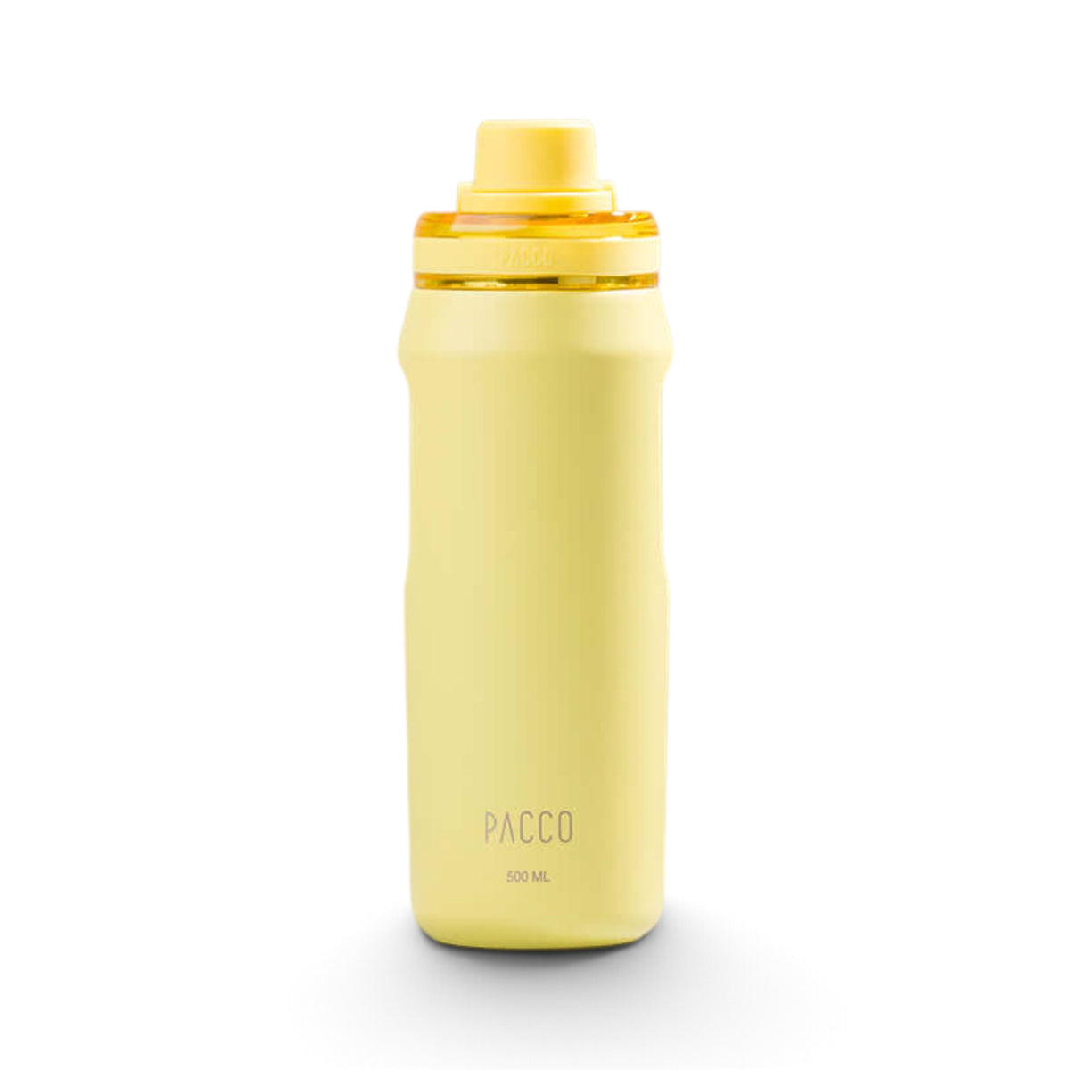 Garrafa Térmica PACCO Vyta 500 ml Lima, vista frontal com tampa fechada