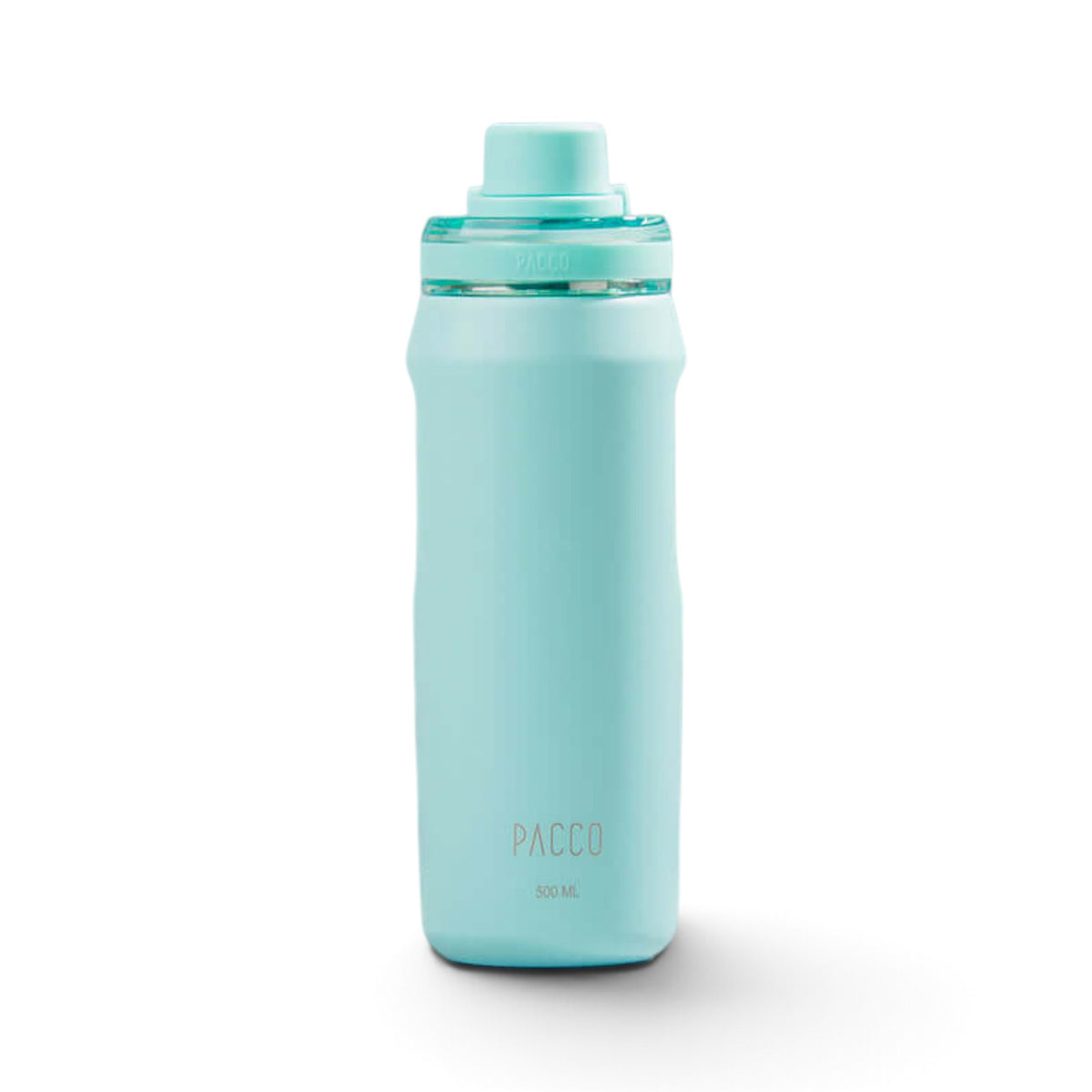 Garrafa Térmica PACCO Vyta 500 ml Nuvem, vista frontal com tampa fechada