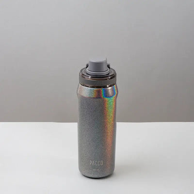 Garrafa Térmica Vyta 500ml PACCO | PEDRAS PRECIOSAS, compacta e sofisticada, em design elegante com acabamento brilhante.