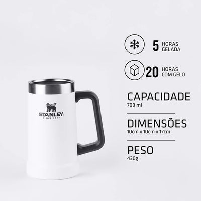 Caneca Térmica de Cerveja Stanley | 709ML