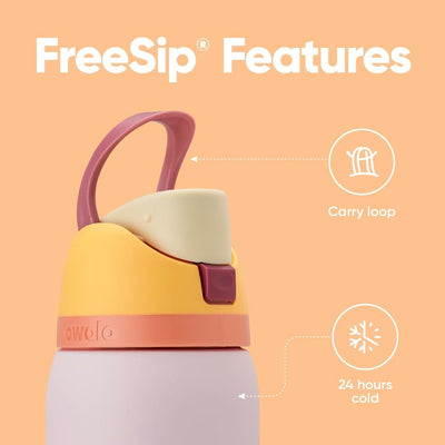 Garrafa Térmica Owala FreeSip - 1180ml | 40oz com alça e capacidade para manter bebida fria por 24 horas.