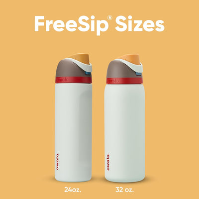 Garrafa Térmica Owala FreeSip - 1180ml | 40oz em diferentes tamanhos, mostrando inovação e funcionalidade para hidratação eficiente.