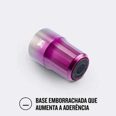 Beer Tumbler Happy Hour Stanley 384 ml Violet, infográfico com as características