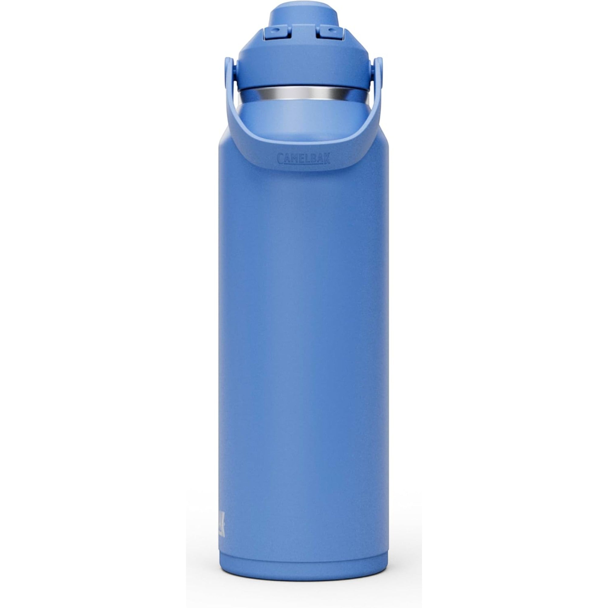 Garrafa Térmica Thrive Camelbak 1,18L em azul, ideal para esportes e atividades ao ar livre.