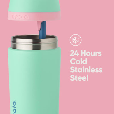 Garrafa Owala Flip Infantil Stainless Steel Termica | 14oz | 410ml com bico FreeSip