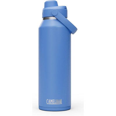 Garrafa Térmica Thrive Camelbak 1,18L azul, ideal para hidratação em atividades outdoor e treinos intensos.