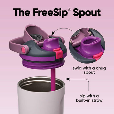 Garrafa Térmica Owala FreeSip Sway - 887ml com bico FreeSip, permitindo beber com canudo ou bico de chug.