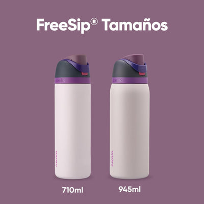 Garrafa Térmica Owala FreeSip - 946ml | 32oz com design inteligente e bico patenteado, disponível em diferentes tamanhos.