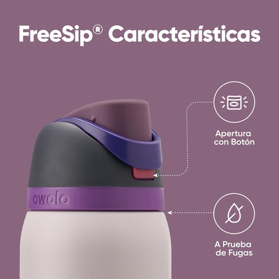 Garrafa Térmica Owala FreeSip - 1180ml | 40oz com tampa de abertura rápida e design à prova de fugas.