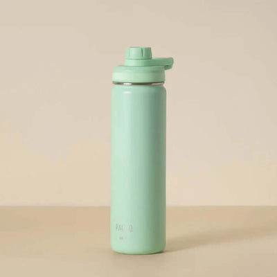 Garrafa Térmica PACCO Hydrav2 650ml verde com design sofisticado e isolamento térmico, ideal para bebidas quentes e frias.
