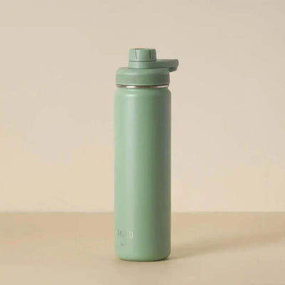 Garrafa Térmica PACCO Hydrav2 650ml verde, desempenho térmico superior, design sofisticado, ideal para bebidas frias ou quentes.