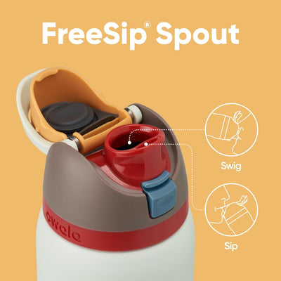 Garrafa Térmica Owala FreeSip - 946ml | 32oz com bico FreeSip e opções de uso swig e sip.