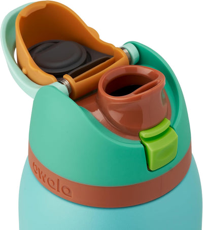 Garrafa Térmica Owala FreeSip - 1180ml | 40oz com tampa e bico FreeSip™ em close, destacando inovação e funcionalidade prática.