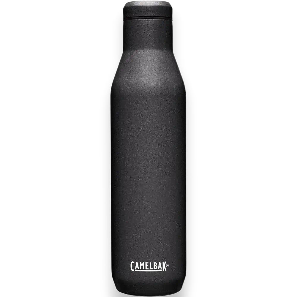 Garrafa Térmica Camelbak Horizon 750ml em aço inox, mantém bebida quente por 15h ou fria por 35h, ideal para qualquer jornada.