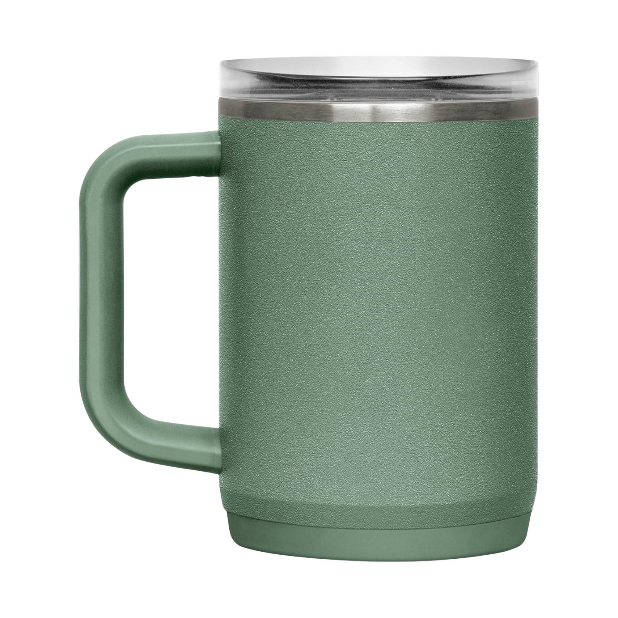 Caneca Térmica Thrive Camelbak 470ml verde com design funcional e isolamento de parede dupla para manter bebidas quentes ou frias.