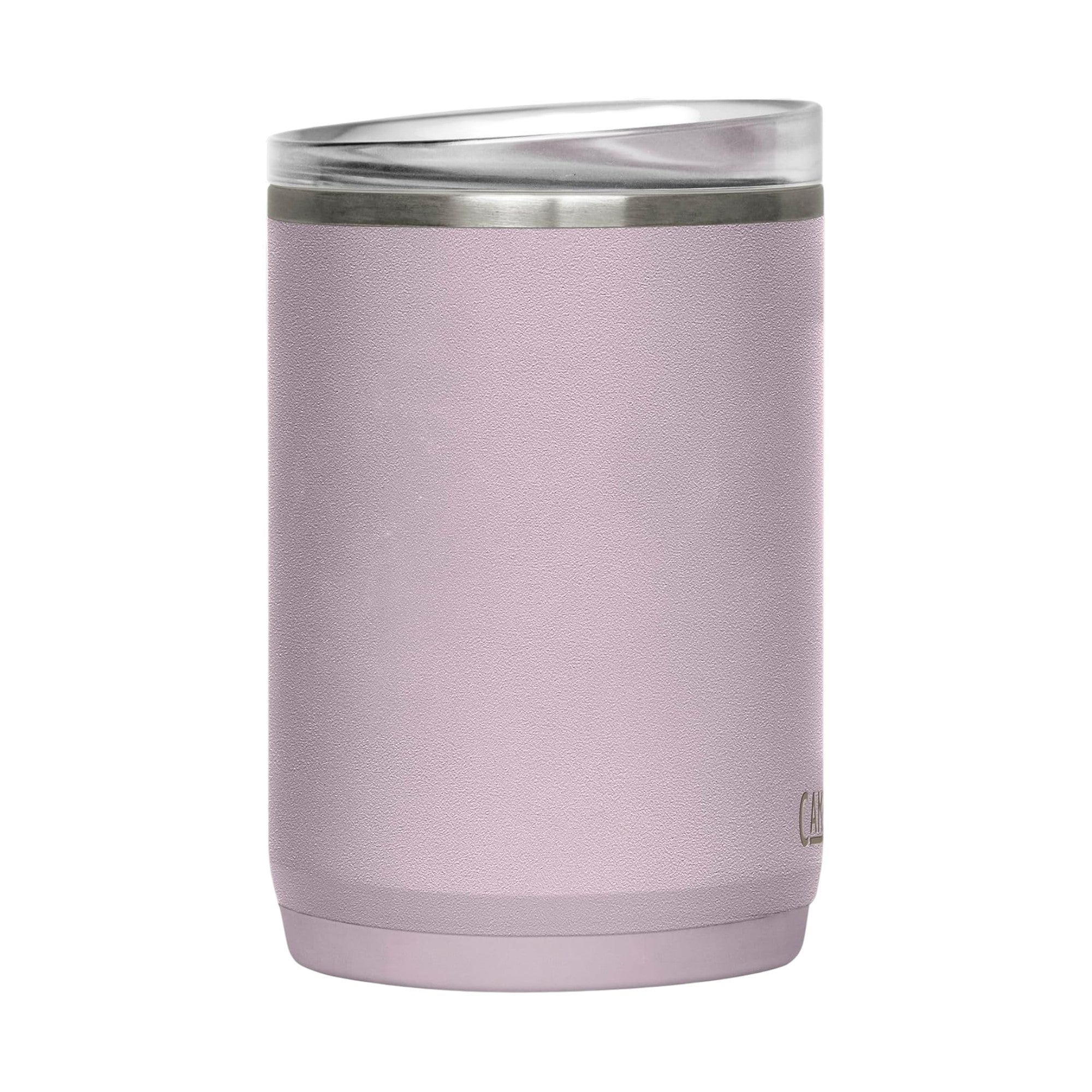 Caneca Térmica Thrive Camelbak 470ml em rosa com tampa hermética para bebidas quentes e frias.