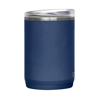 Caneca Térmica Thrive Camelbak 470ml azul com tampa à prova de vazamentos e isolamento térmico de parede dupla.