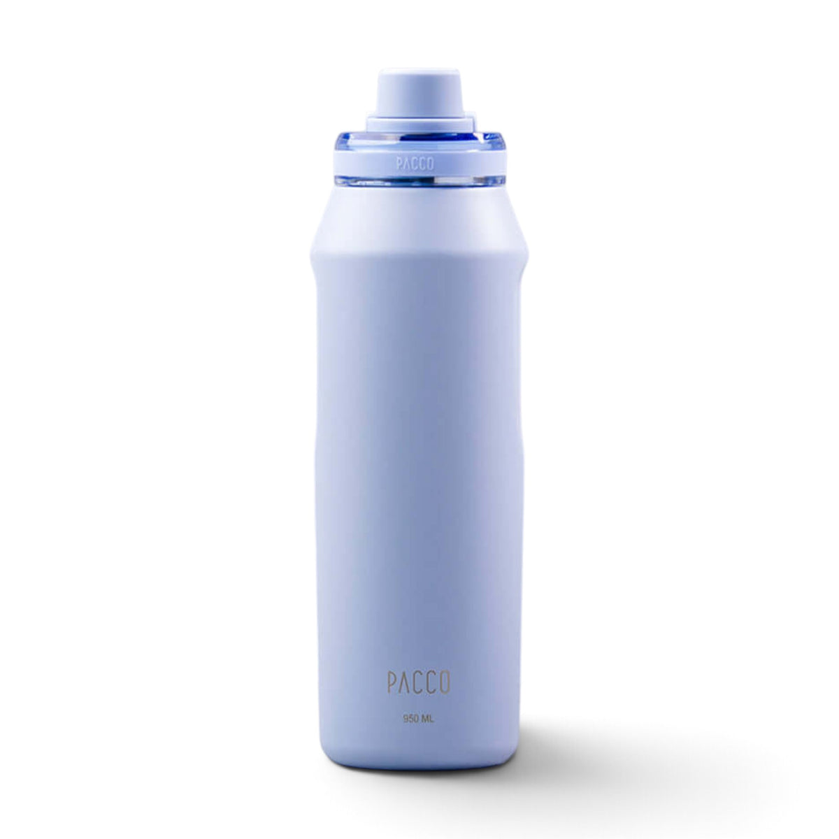 Garrafa Térmica PACCO Vyta 950 ml Lavanda, vista frontal com tampa fechada