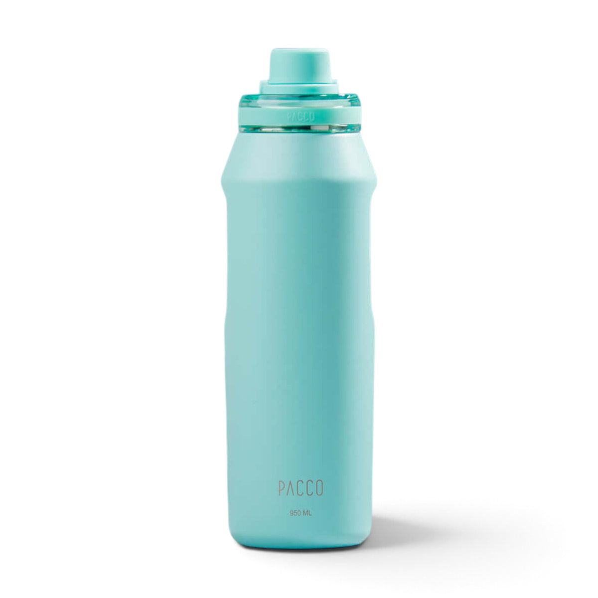 Garrafa Térmica PACCO Vyta 950 ml Nuvem, vista frontal com tampa fechada