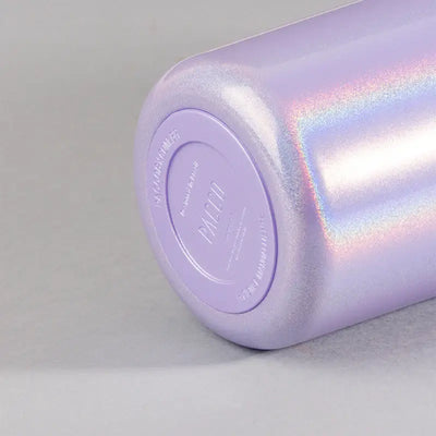 Base roxa da Garrafa Térmica Vyta 950ml PACCO | PEDRAS PRECIOSAS, com acabamento premium em aço inox de grau cirúrgico.
